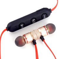 Xt-6 Fashion Magnetic Wireless Bluetooth 4.1 Earphone Sweatproof Sports Music Headphones Stereo Headset With Microphone