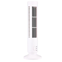 Promotion! New USB Tower Fan Bladeless Fan Tower Electric Fan Mini Vertical Air Conditioner, Bladeless Standing Fan