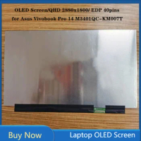 14 Inch for Asus Vivobook Pro 14 M3401QC-KM007T OLED Screen 90Hz IPS Panel QHD 2880x1800 EDP 40pins 100% sRGB