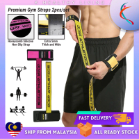 【Ready Stock】2pcs/set Weight Gym Straps/ Honeycomb Weight Lifting Straps/ Hand Bar Wrist Support Glo