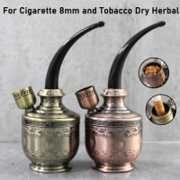 New Clip 1Pc Held 2-purposes Smoking Holder Portable Recyclable Water Smoke Pipe Reduce Tar Cigarette filter Gadgets for Men