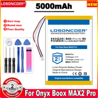 LOSONCOER 5000mAh Battery For Onyx Boox MAX2 Pro ,Boox MAX 2 Ebook Replacement