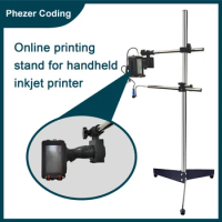 Phezer 120cm P15 P16 P18 Printer Brackets Stainless Steels Stand for Printing Conveyor Belts Sensor Handheld Inkjet Printer