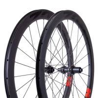 ZTTO Carbon Fiber Bicycle Wheelset Disc Brake 700C Road Bike 24 Holes 6 Pawls Hub Wheels Tubeless Carbon Rims For HG XDR