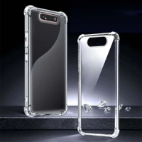 Transparent Case For Samsung Galaxy A80 Case Shockproof Clear Soft Tpu Silicon Case For Samsung A80 Phone Cases Back Cover Coque
