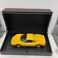 1:18 Scale Resin Model Car Dino 246 GT Pininfarina 1969 Rosso Yellow New in Box