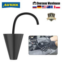 AUTOOL Smoke Leak Detector Exhaust Intake Boot Adapter for Automotive EVAP Vacuum Leak Locator Tester Diagnostics Accessories