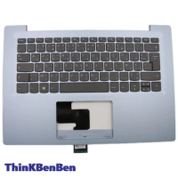 French Arabic Blue Keyboard Upper Case Palmrest Shell Cover For Lenovo Ideapad S130 14 130s 14 14IGM 120s 14 14IAP 5CB0P23837