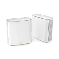 ASUS ZenWiFi AX XD6 (W-2-PK) AX5400, 2.4&amp;5GHz OFDMA, Whole-Home AiMesh WiFi 6 Router System, Coverage up to 5,400sq.ft, 5.4Gbps