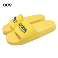 adidas 拖鞋 Adilette Shower 男鞋 女鞋 黃 綠 緩衝 一片拖 涼拖鞋 愛迪達 IE8945