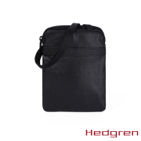 【Hedgren】FOLLIS系列 RFID防盜 隨身小側背包(摺紋黑II)