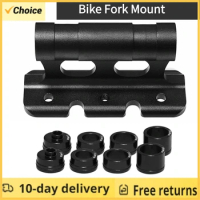 MTB Road Bike Car Carry Bicycle Fixed Front Fork Bracket Mount Rack Storage Transportation Quick Install Bicycle Parts