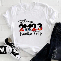 COD เสื้อยืด () เสื้อยืด Mickey MouseDisney 2023สำหรับผู้หญิง Family Trip Clothes Disneyland Vacatio