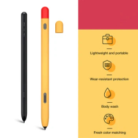 For Samsung Tab S Pen Pro Pen Case Cover Non-slip Anti-scratch Protection Soft Silicone Sleeve Multi-color Pen Cover
