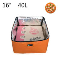 16 Inch Pizza Bag Delivery Insulated Pizza Bag Storage Temp Pizza Bag Foldable Thermal Cooler Insulated Bag Sac Lunch Box