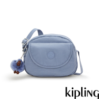 『貝殼包』Kipling 灰藍色翻蓋側背小包-STELMA