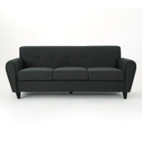 Comfortable Mirod 3 Seater Fabric Sofa with Sturdy Birch Legs - Perfect for Study and Living Room Spaces
