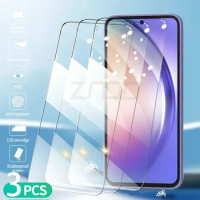 3Pcs Tempered Glass For Samsung Galaxy A14 A34 A54 A24 A25 A04s A04e Screen Protector For Samsung M14 M34 M54 Protective film