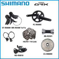 SHIMANO GRX Groupset RX600 RX812 RX400 HG701 Bicycle Components ST BR RD 1X11S