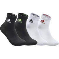 【adidas 愛迪達】P1 高機能短筒運動襪 3雙組(透氣襪 運動襪 襪子 學生襪 adidas襪 籃球襪 羽球襪)