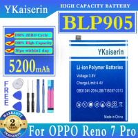 YKaiserin 5200mAh Replacement Battery BLP905 For OPPO Reno 7 Pro 7pro Moile Phone