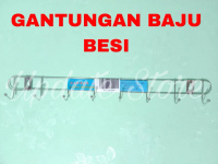Gantungan Baju Besi 8 Kait