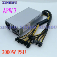 New APW7 2000W BTC LTC ETH ZEC Miner Power Supply For ANTMINER S9 L3+ Innosilicon A9 Mini-DOGE KD-BOX HS-BOX CK-BOX ST-BOX