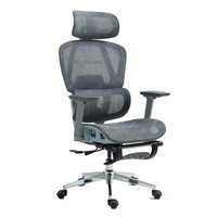 INPLAY EF100-B PRO Ergonomic Chair Adjustable Breathable Design Long Sitting Comfort With Foot Rest