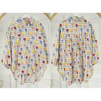 Atasan wanita/ blouse ORIGINAL ARABEL SHAKILA PLISKET BLOUSE SQUARE FLOWER