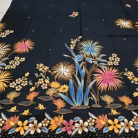 Kain Batik Fashion Santoso Hitam Manis 615 biru