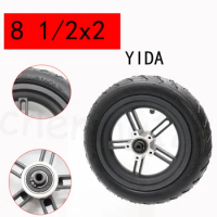 For Xiaomi Mijia M365 Scooter Rear Wheel 8 1/2X2 Electric Skateboard Pneumatic Tire Inner Tube and 8.5 Inch Rim