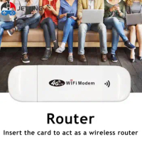 4G Router LTE Wireless USB Dongle Mini Pocket WiFi Router Mobile Broadband Modem Sim Card Router Network Adapter