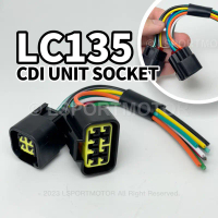 YAMAHA LC135 V1 V2 V3 V4 C5 V6 CDI UNIT SOCKET (STANDARD) C.D.I UNIT SOCKET WIRE WIRING LC 135