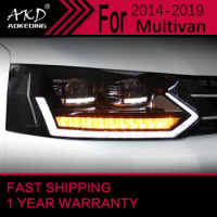Car Lights for VW Multivan Caravelle T5 LED Headlight 2014-2019 T5 Head Lamp Drl Projector Lens Automotive Accessories