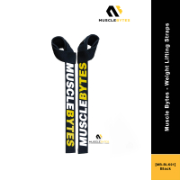 Muscle Bytes - Weight Lifting Straps M Series [2 Pcs / 1 Pair] [Gym Weight Lifting Straps]