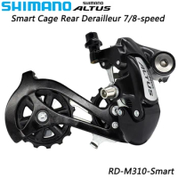 ​SHIMANO ALTUS RD-M310-Smart 7 8 Speed Rear Derailleur for MTB Bike Wide Link Smart Cage Derailleur Original Bicycle Parts