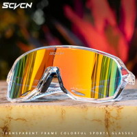 SCVCN Cycling Glasses Photochromic Cycling Sunglasses UV400 Bicycle Eyewear Sports MTB Outdoor Bike Goggles Sunglasses Eyepieces
