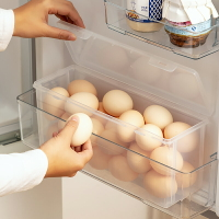 雞蛋盒收納盒冰箱用側門收納神器放雞蛋的盒子翻轉雞蛋格蛋架托盤