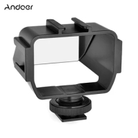 Andoer Camera Selfie Vlog Flip Up Mirror Screen 3 Cold Shoe for Sony A6000/A6300/A6500/A72/A73 Nikon Z6/Z7 Mirroless Cameras