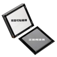 【一本店鋪】方型隱形地漏 雙面可用10X10公分(1.5吋管可安裝 可貼磁磚 集水槽 排水孔 排水蓋 防臭 防蟲)