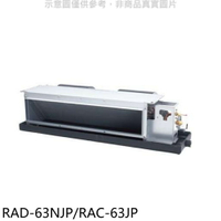 全館領券再折★日立【RAD-63NJP/RAC-63JP】變頻吊隱式分離式冷氣