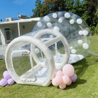 Kids Party Balloons Fun House Giant Clear Inflatable Crystal Dome Bubble Tent Transparent Inflatable Bubble Balloons House