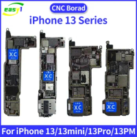CNC MotherBoard For IPhone 13 13pro Pro Max Mini US&amp;EU Version with Nand 128GB Drilled CPU Baseband For Upar&amp;Down Board Swap