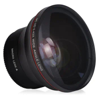 55MM 0.43x Professional HD Wide Angle Lens (W/Macro Portion) for Sony Alpha Cameras Nikon D3400, D3500, D5500, D5600