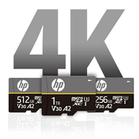 HP惠普 A2 U3 mirco SD V30 高速記憶卡 1TB 512GB 256GB 含轉卡