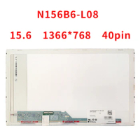 N156B6-L08 Laptop Lcd Screen 1366*768 40 Pin Glossy
