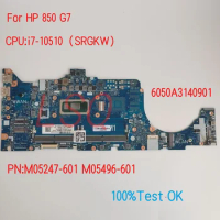 6050A3140901 For HP ProBook 850 G7 Laptop Motherboard With CPU i5 i7 PN:M05247-601 M05249-601 100% Test OK