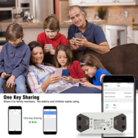 Tuya Smart Life Wireless WIFI Basic DIY Remote Control Switch WIFI Breaker,Compatible with Google Nest and Alexa Voice Control