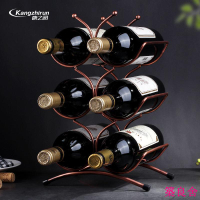 開立發票 紅酒架 展示架 酒瓶架 桌面收納架 紅酒展示架創意歐式紅酒架擺件現代簡約簡易葡萄酒瓶架子酒柜裝飾品擺件