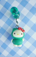 【震撼精品百貨】Hello Kitty 凱蒂貓 KITTY限定版吊飾拉扣-綠藻 震撼日式精品百貨